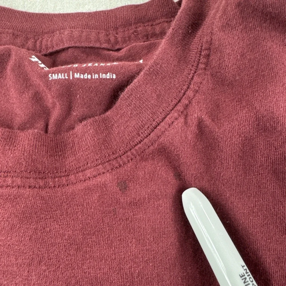 True Religion Shirt Mens S Red Long Sleeve Crewneck Crafted With Pride Y2K READ